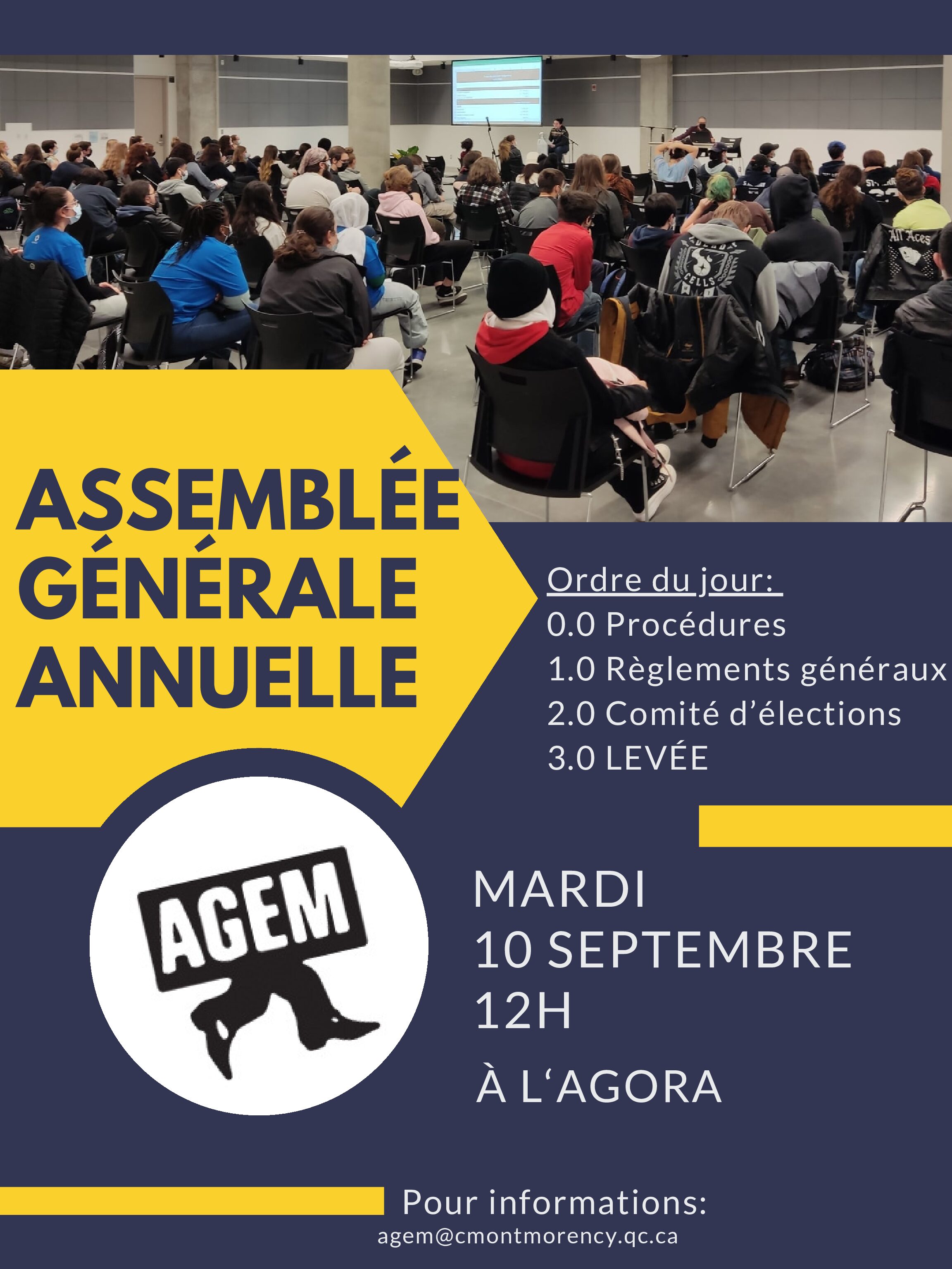 Assemblée générale annuelle – 10 septembre