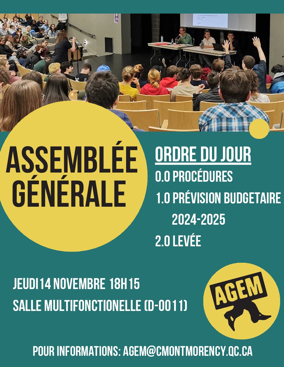 Assemblée générale – 14 novembre 2024